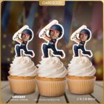 Cricket USA Custom Face Cupcake Toppers