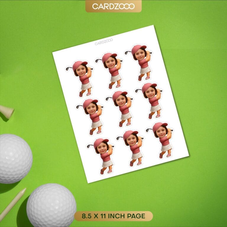 Golfing Custom Face Cupcake Toppers One Picks - Image 2
