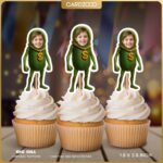 Big Dill Custom Face Cupcake Toppers