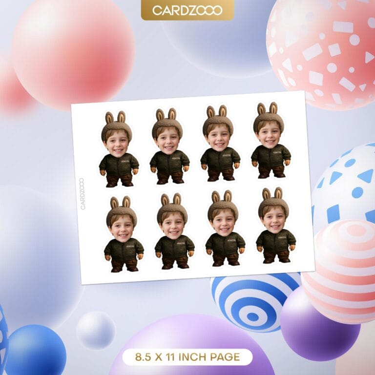 Labubu 2nd Gen Custom Face Cupcake Toppers - Image 2