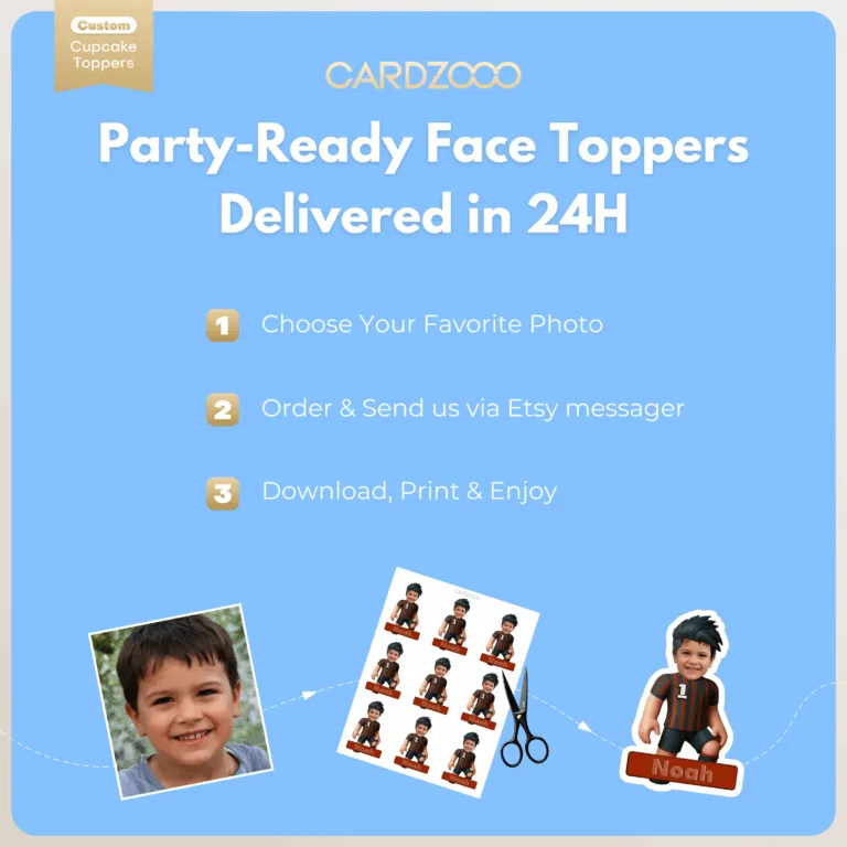 Brick Soccer Avatar Cupcake Toppers - Image 3