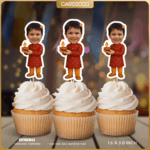 Diwali Custom Face Cupcake Toppers