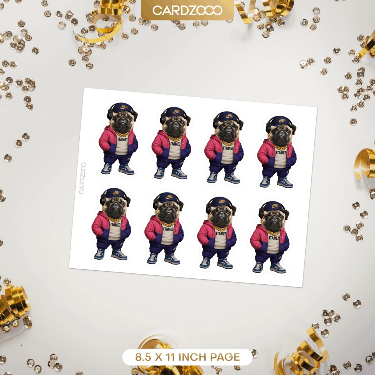 Fashion Style Custom Face Cupcake Toppers - Image 2