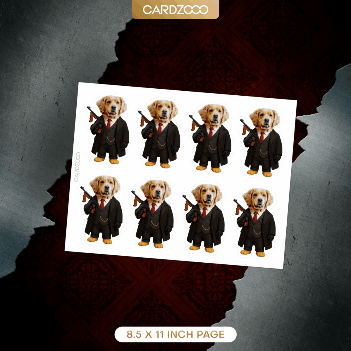 Mafia Custom Face Cupcake Toppers - Image 2