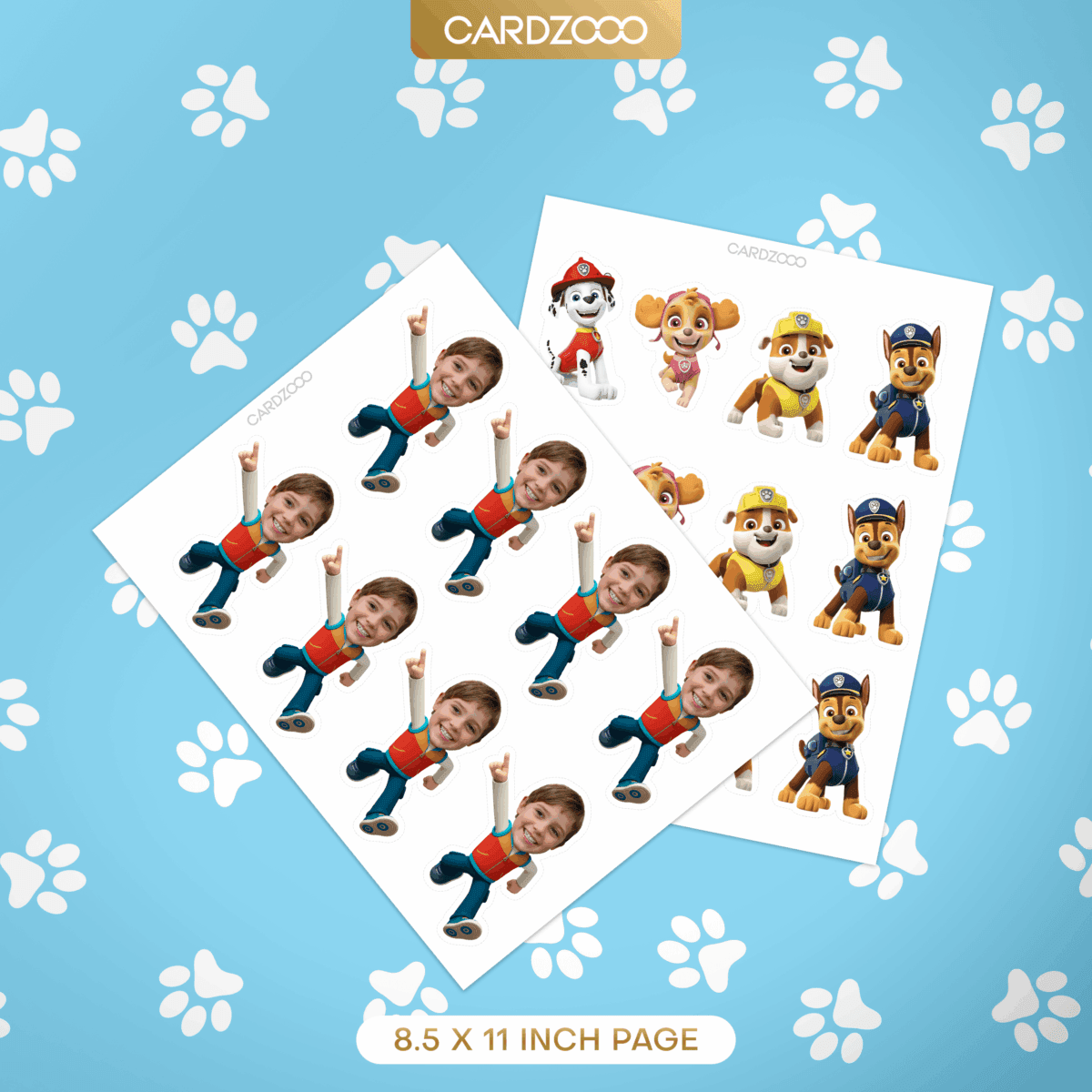 Puppy Heroes Birthday Cupcake Toppers - Image 2