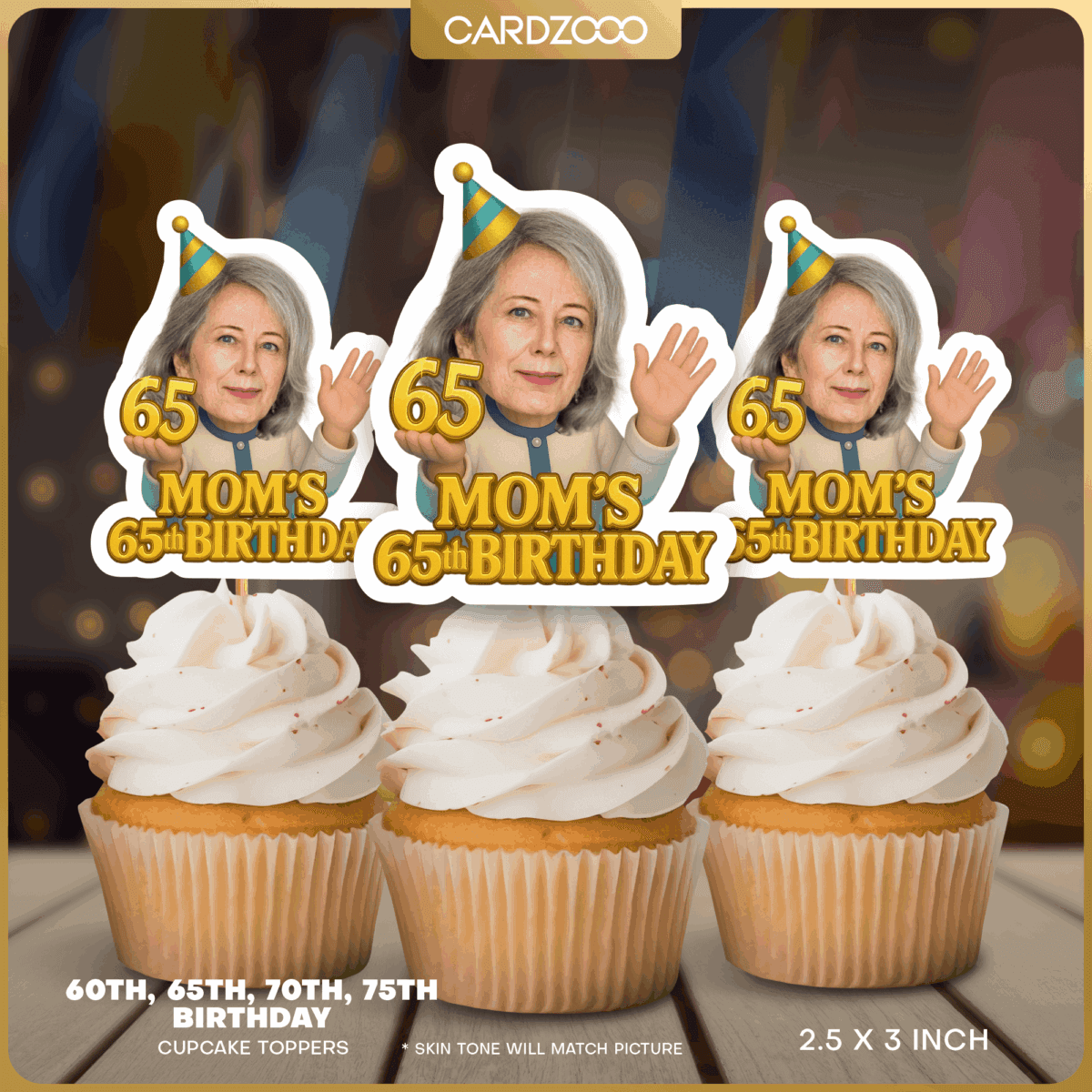 60th, 65th, 70th, or 75th birthdays