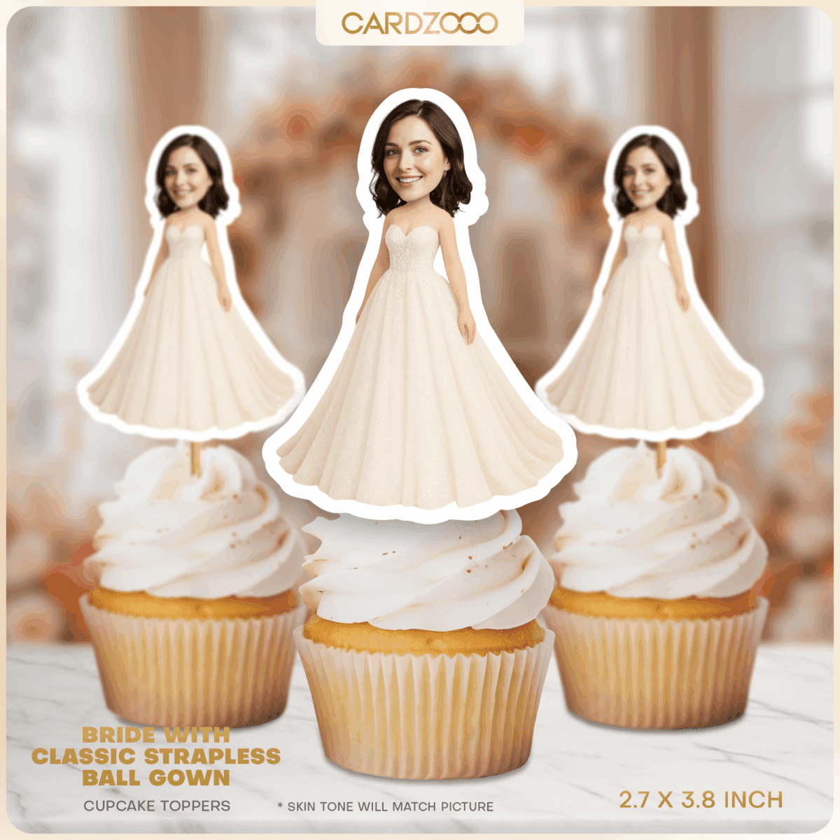 Classic Strapless Ball Gown